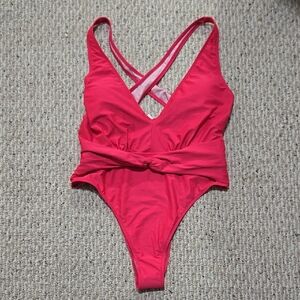 Vibrant Pink One-Piece Swimsuit